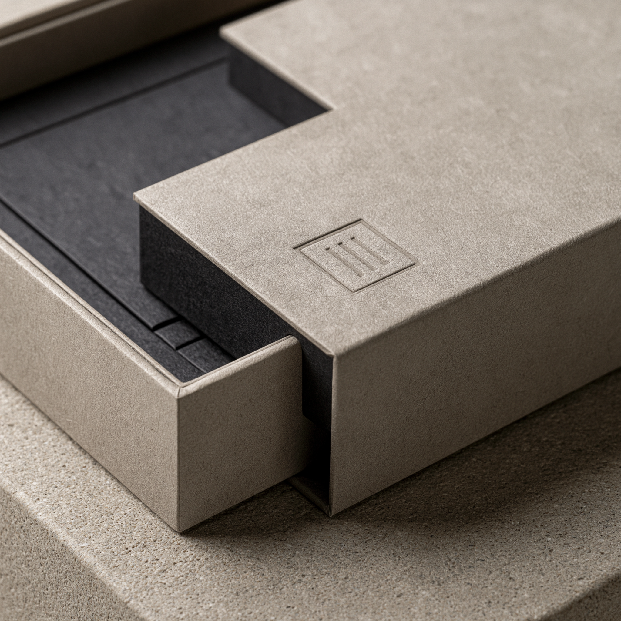 Premium packaging insert and presentation detail for Kitflow kits