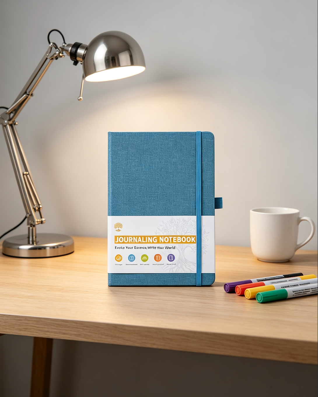 Hardcover brand notebook