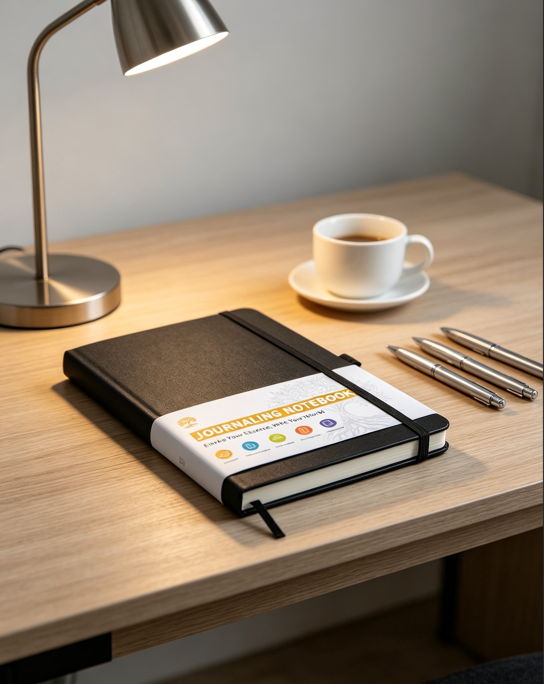 Slim desk notebook